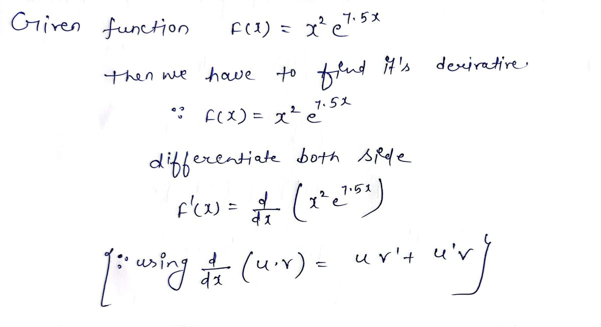 Calculus homework question answer, step 1, image 1